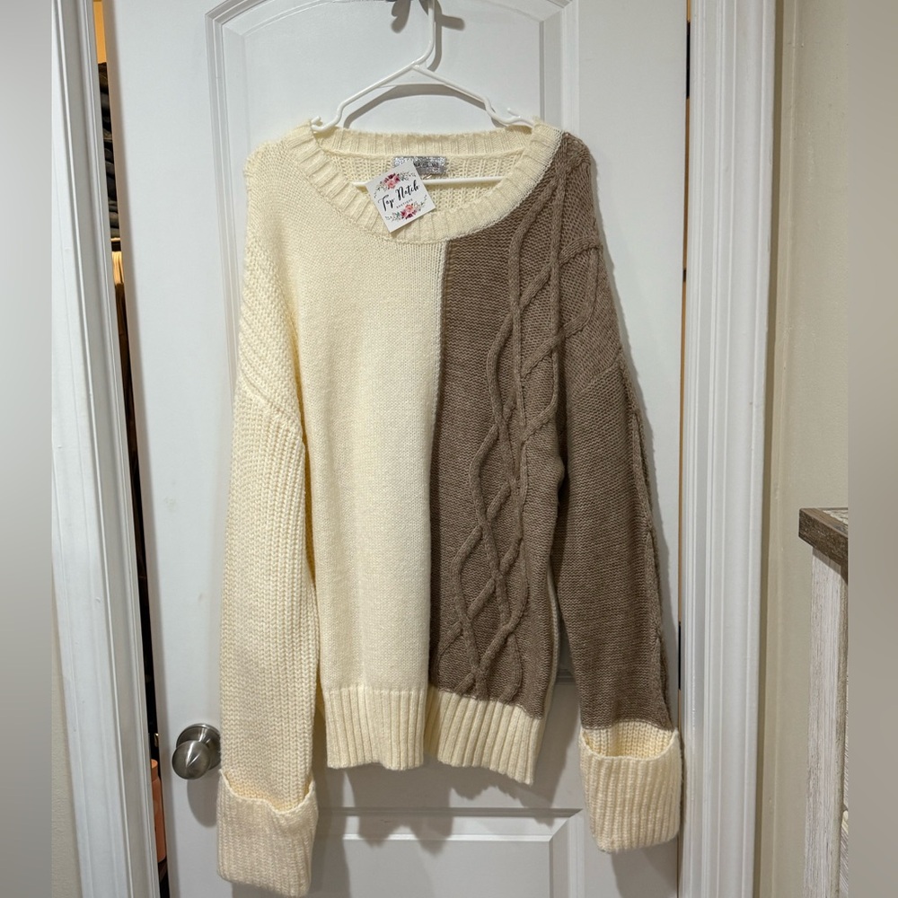 Cable Knit Sweater NWT